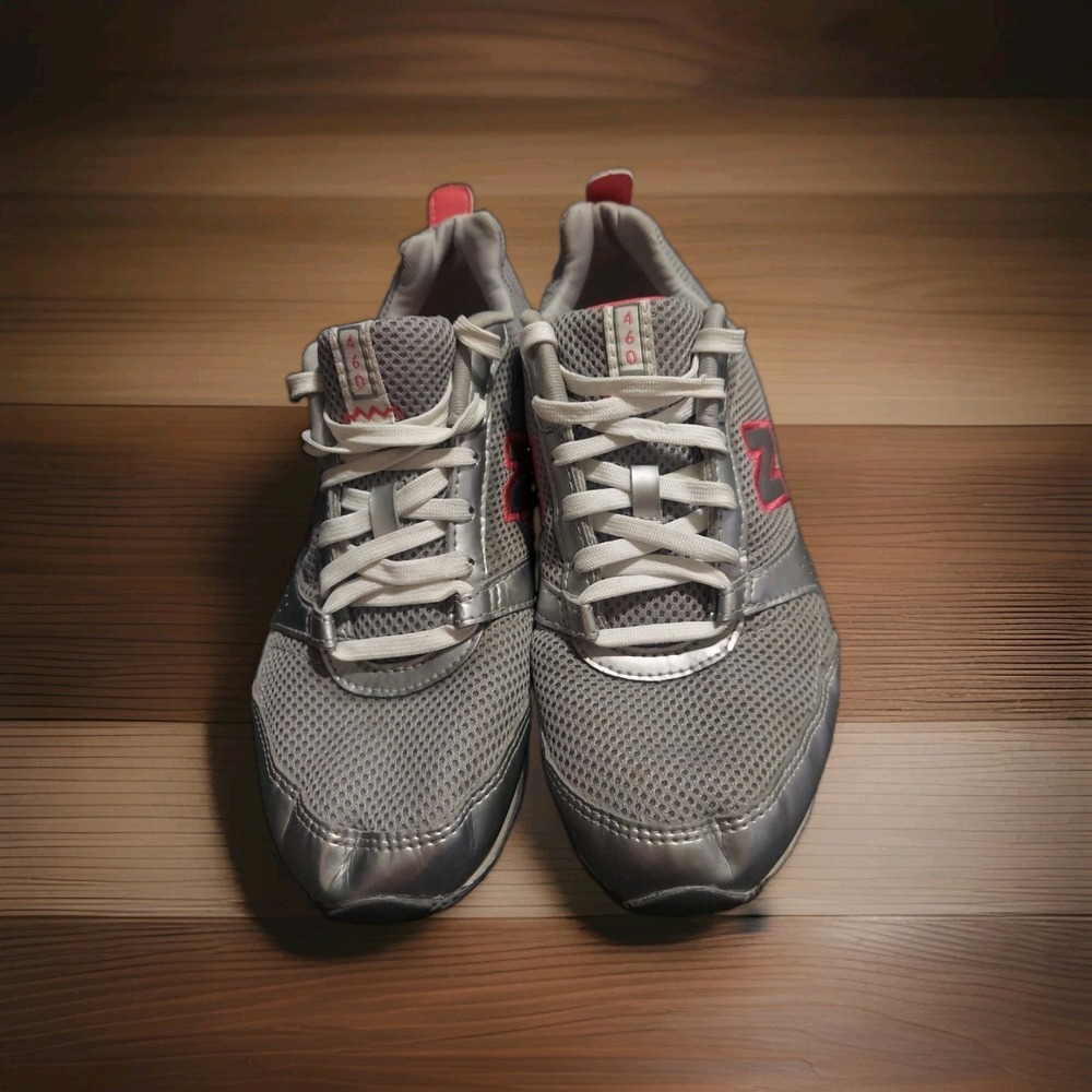 New Balance Running Shoes Grey Pink Cross Training Sneakers Womens Size 8B